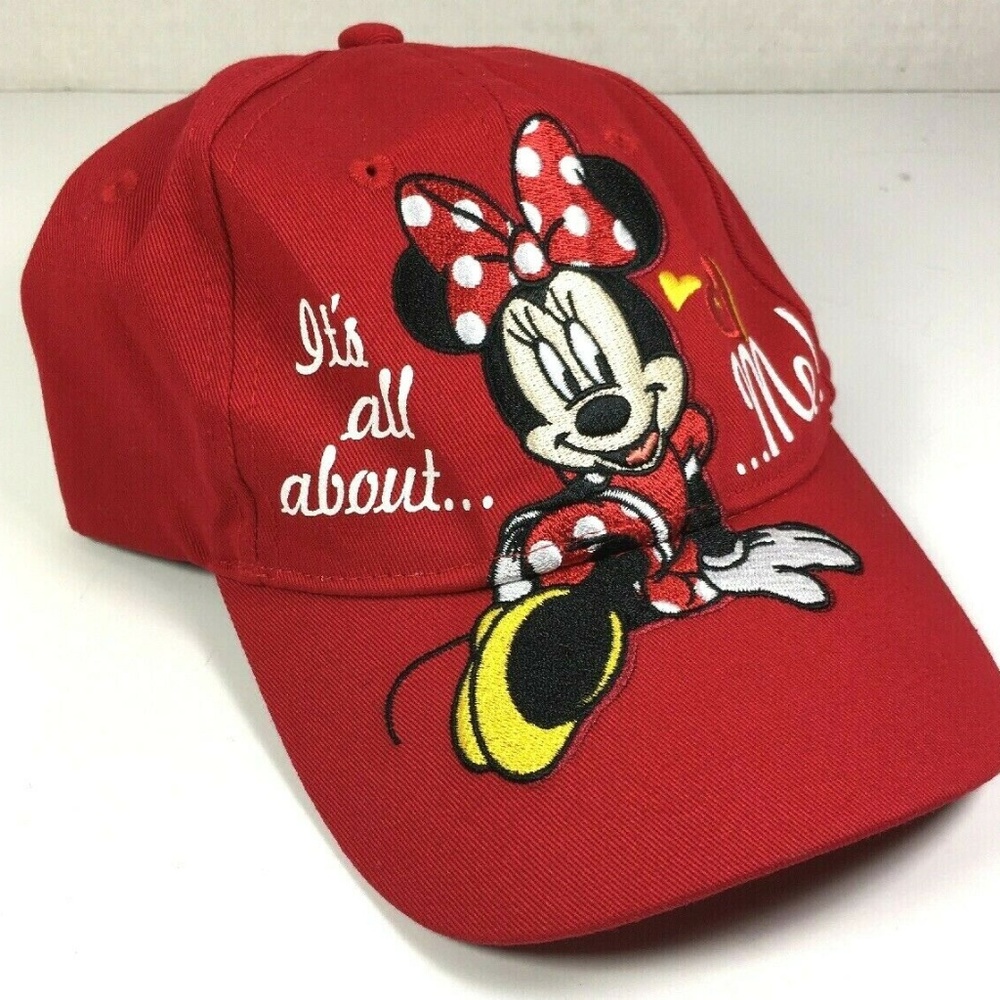 Minnie Mouse Disney Girl’s Red Baseball Cap